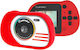 KIDYCAM Compact Camera 8MP with 2" Display Red