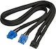 Silverstone 8-Pin PCIe - 12-Pin Cable 0.55m Μαύρο SST-PP12-PCIE