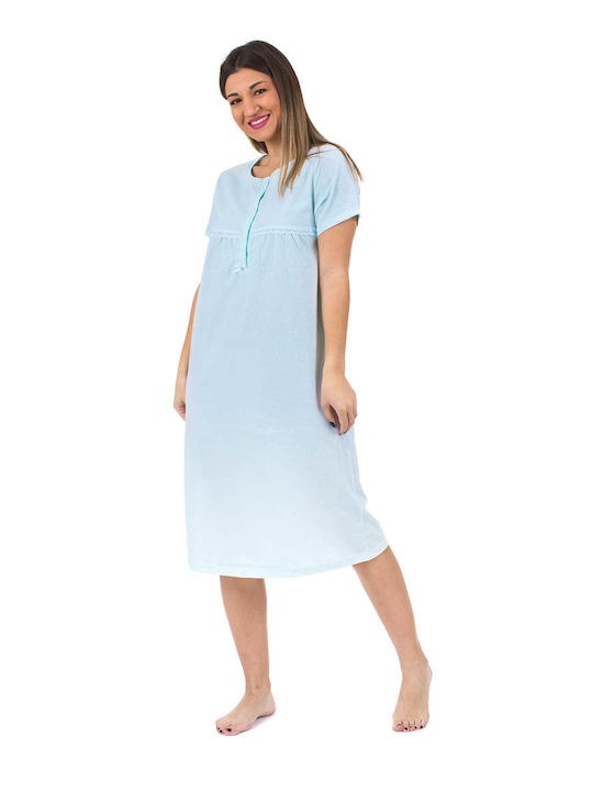 Dustin - Women's Nightgown Classic 100% Cotton (D-2304-BERRAMAN) Veraman