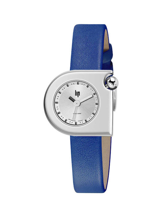 LIP Mach 2000 Blue Leather Strap