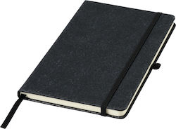 Atlana leather pieces notebook - Black