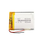 Battery with Cable Universal 4x3cm 450mAh