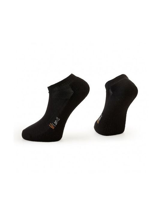 COTTON SOCKS WOODLAND SPORTS NO-SHOW BLACK