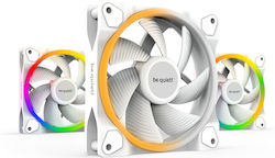 Be Quiet Light Wings Case Fan 120mm (1700rpm / 41.51cfm) με ARGB Φωτισμό και Σύνδεση 4-Pin PWM 3τμχ Λευκό Be Quiet Light Wings Case Fan 120mm (1700rpm / 41.51cfm) με ARGB Φωτισμό και Σύνδεση 4-Pin PWM 3τμχ Λευκό