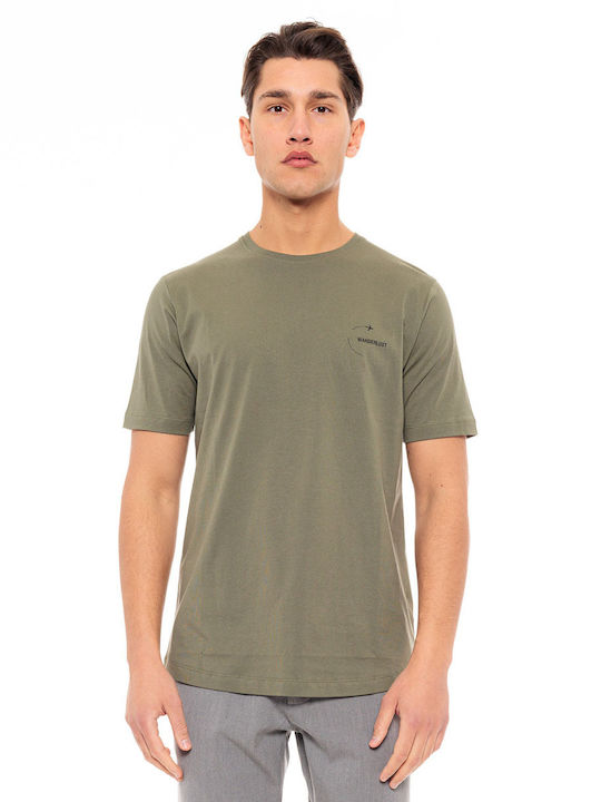 Biston Men's Short Sleeve T-shirt Khaki