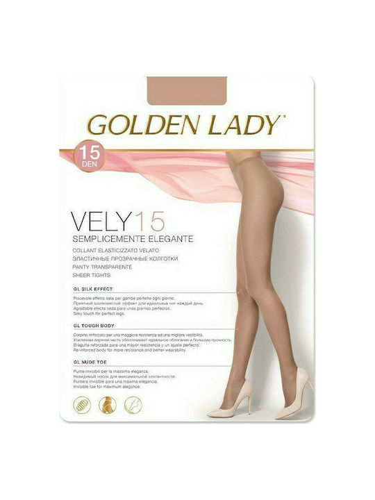 Golden Lady Vely 15 36IGA Colanți din lycra 15 Den GOLDEN LADY Melon