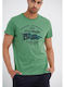 Garage Fifty5 T-shirt Bărbătesc cu Mânecă Scurtă Verde