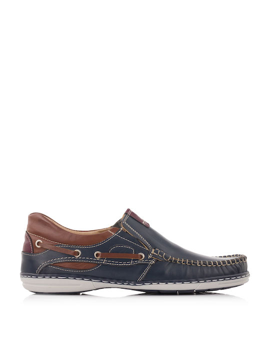 CABRINI Nathaniel Moccasin Leather Blue