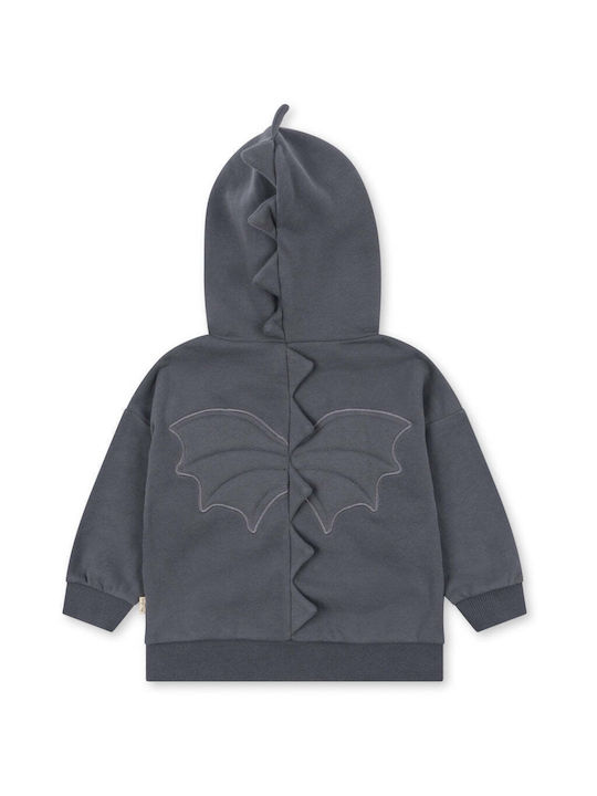 Kinder Sweatshirt aus Bio-Baumwolle Loo-Design Dinosaurier Twilight 9M-10Y Konges Slojd