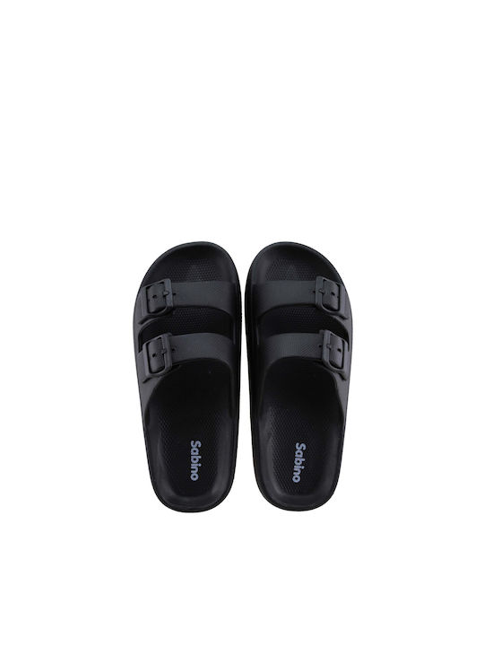 Sabino Shoes Men's Sandals A-E282M Black