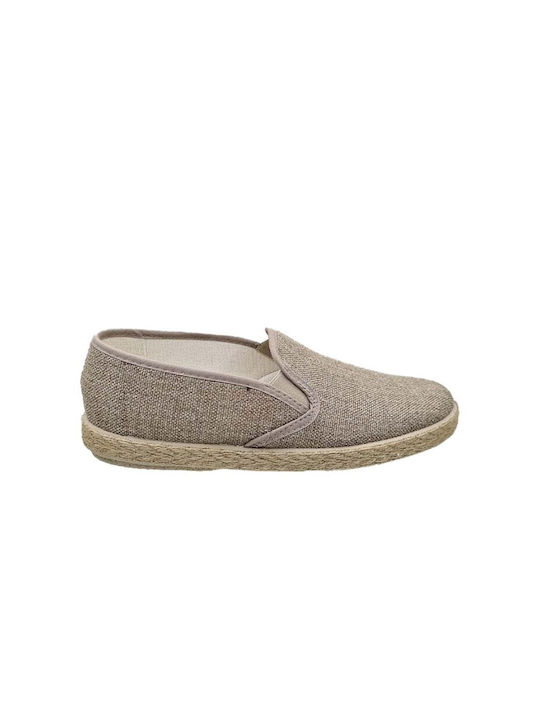 Men's cloth espadrille Sabino 8903 Beige,Normal Fit