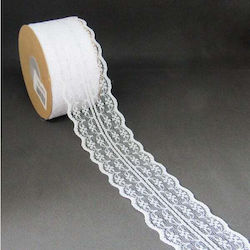 LACE RIBBON LACE 4,3CMX20M (WHITE)