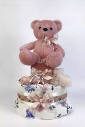 Handmade diaper cake girl