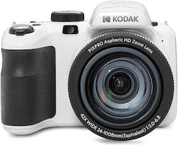 Kodak Astro Zoom AZ425 20MP Full HD (1080p) Οπτικό Ζουμ 42x Λευκή