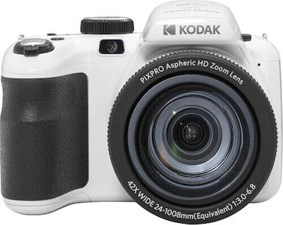 Kodak Astro Zoom AZ425 Compact Aparat Foto 20MP Cu Zoom Optic 42x cu Ecran 3" și Rezoluție Video 1920 x 1080 pixeli Alb