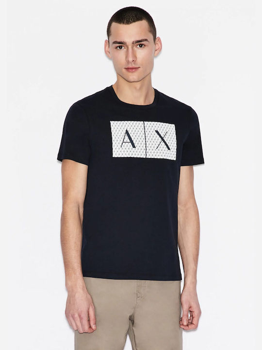 Armani Exchange T-shirt Navy Μπλε