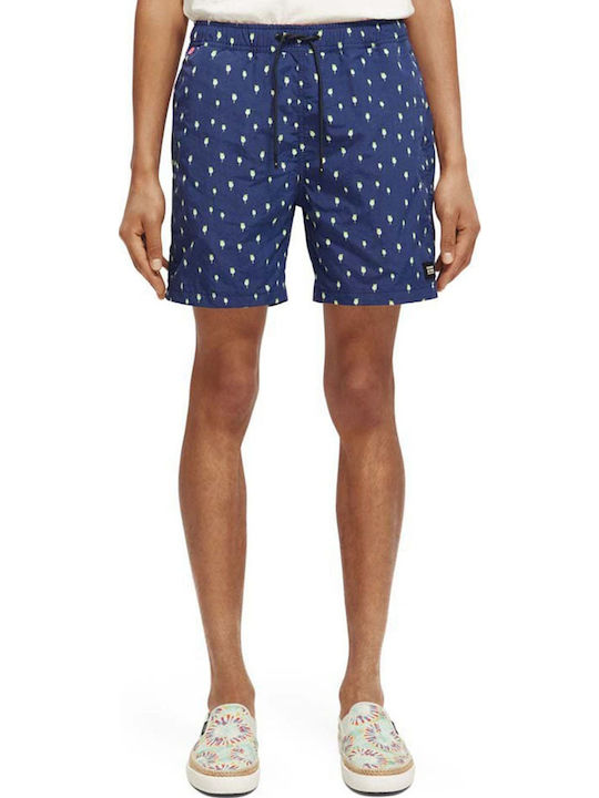 Scotch & Soda Ανδρικό Μαγιό Σορτς Navy Μπλε
