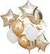 Metallic Gold Balloon set, 12 pcs.