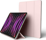 Elago Magnetic Folio Flip Cover Piele artificială Sand Pink iPad Pro de 12,9 inchi, generația a 4-a, a 5-a, a 6-a EPADP129-5-MFLO-SPK
