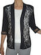 Jacket Lace Viscose/Lycra jacket with trouacar sleeve