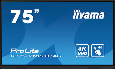 Iiyama Public Display IPS 4K UHD 75" με Οθόνη Αφής