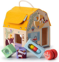 Lilliputiens Baby Toy Activity Farm made of Wood with Music for 24++ Months