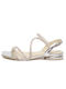 Repo Silver Strass Flat Sandal