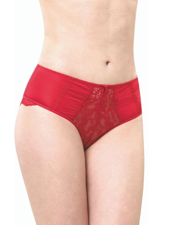 Brazilian high waist Norddiva Diva DIVA - Red