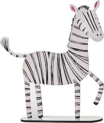 Wooden Decorative Table Zebra (30cm) K382