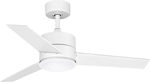 IQ Ceiling Fan 106cm with Light and Remote Control White