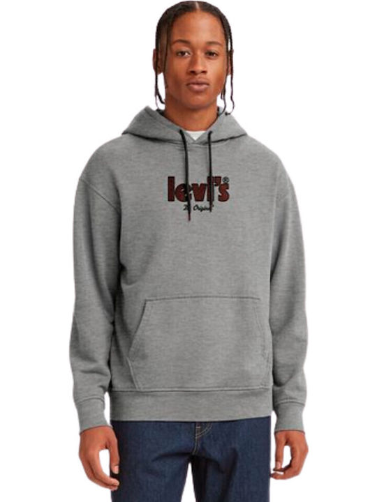 Levi's Graphic Sweatshirt mit Kapuze Gray