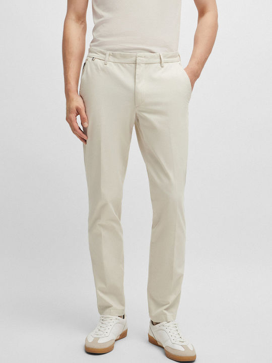 Kaito1 Παντελόνι Chino Ελαστικό σε Slim Εφαρμογή Light Beige