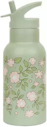 A Little Lovely Company Bottle Thermos Non Spill 350ml Blossoms Sage A Little Lovely Company Bottle Thermos Non Spill 350ml Blossoms Sage