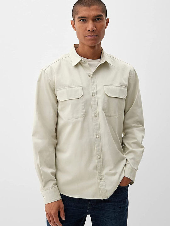 Langärmlig Hemd Beige