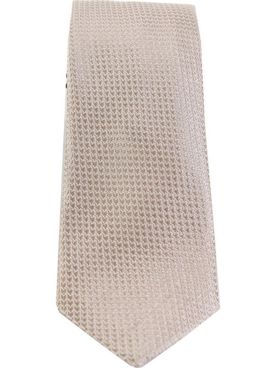 Karl Lagerfeld Silk Men's Tie Printed Beige