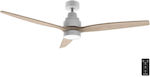 Cecotec Energy Silence Aero 5300 05839 Ceiling Fan 132cm with Light and Remote Control Beige