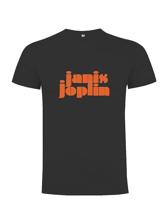 Tricou Janis Joplin Logo negru