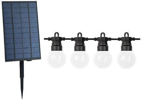 Optonica Hängend Solarleuchte Girlande mit Warmes Weiß Licht