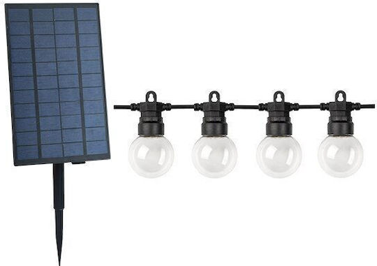Optonica Hängend Solarleuchte Girlande mit Warmes Weiß Licht