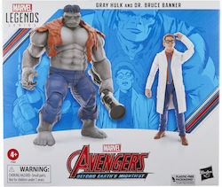 Φιγούρα Δράσης Gray Hulk and Dr. Bruce Banner M...