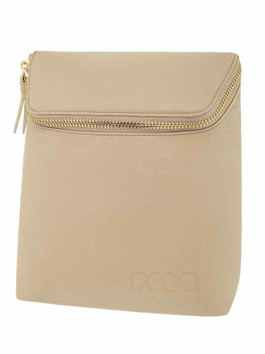 Polo Marquesa Γυναικεία Τσάντα Πλάτης Μπεζ