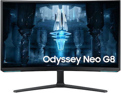 Samsung Odyssey Neo G8 S32BG850NP VA HDR Curbat Monitor de jocuri 32" 4K 3840x2160 240Hz cu Timp de Răspuns 1ms GTG