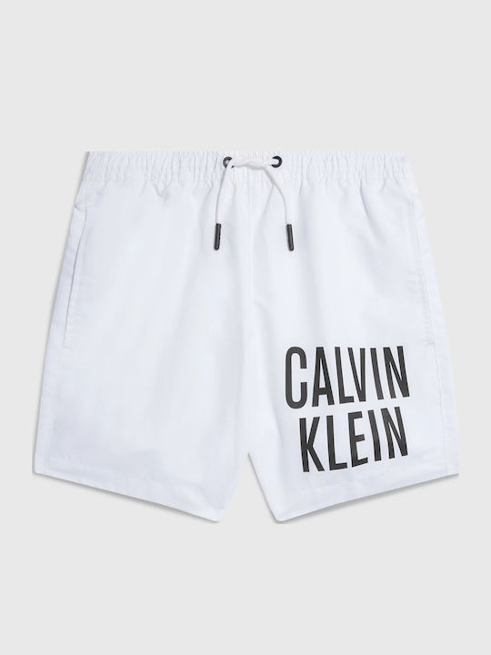Calvin Klein Kids Swimwear Swim Shorts White