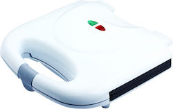 Rosberg R51442AMW 750W pentru for 2 Sandwiches Sandvișuri Albă