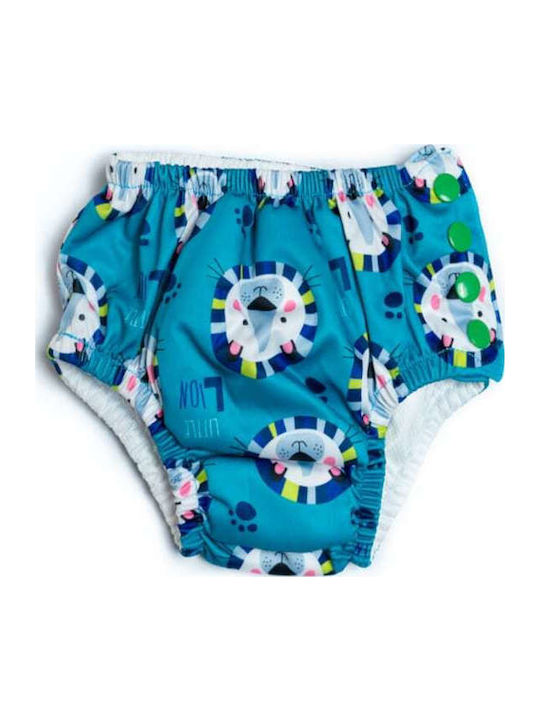 Tortue Little Lion Kids Swimwear Swim Diaper Light Blue