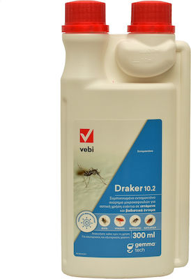 Gemma Draker 10.2 Υγρό για Κουνούπια / Μύγες 300ml 2τμχ