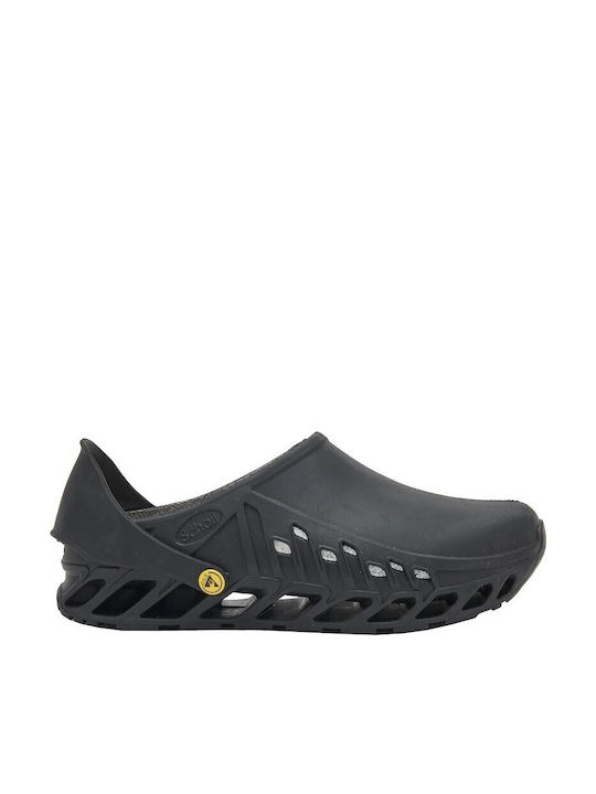 Scholl Anatomic Clogs Black