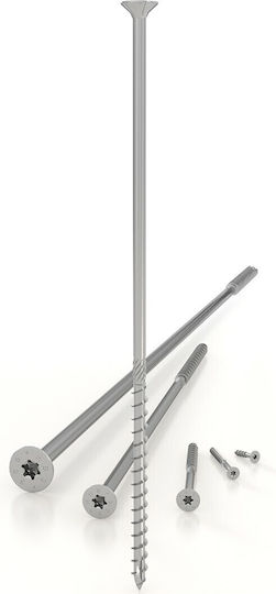 Showood Ξυλόβιδα Torx Γαλβανιζέ με Διάμετρο M5 και Μήκος 50mm