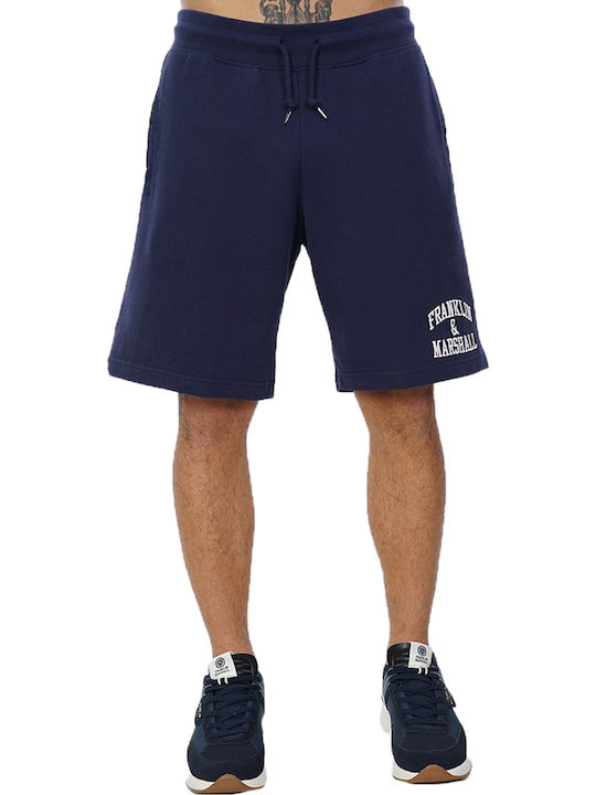 Franklin & Marshall Ανδρική Βερμούδα Navy Μπλε