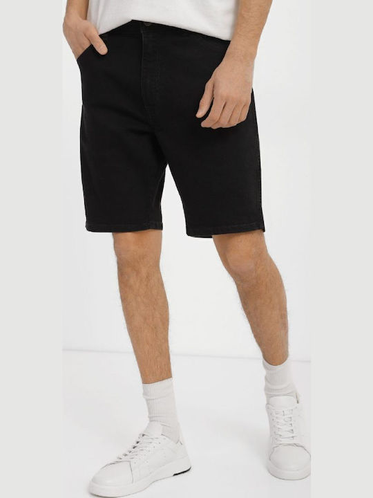 Wrangler Texas 843 Men's Shorts Jeans Ebony Black